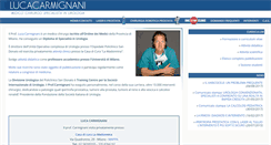 Desktop Screenshot of lucacarmignani.it